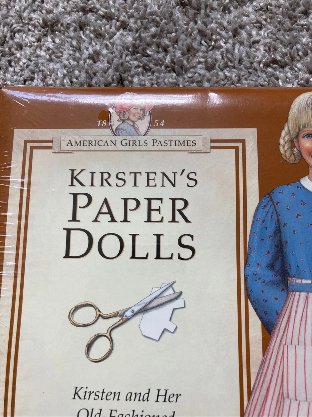 Vintage Kirsten's Paper Dolls American Girl NIP Sealed American Girls Pastimes